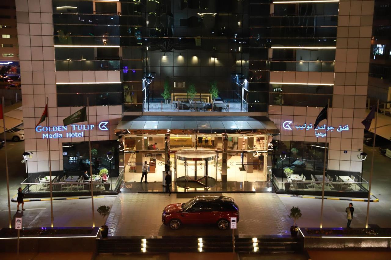 Golden Tulip Media Hotel Dubai Esterno foto